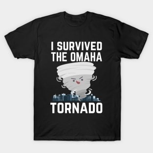I Survived the Omaha Tornado, Nebraska Tornado April 28 2024 T-Shirt
